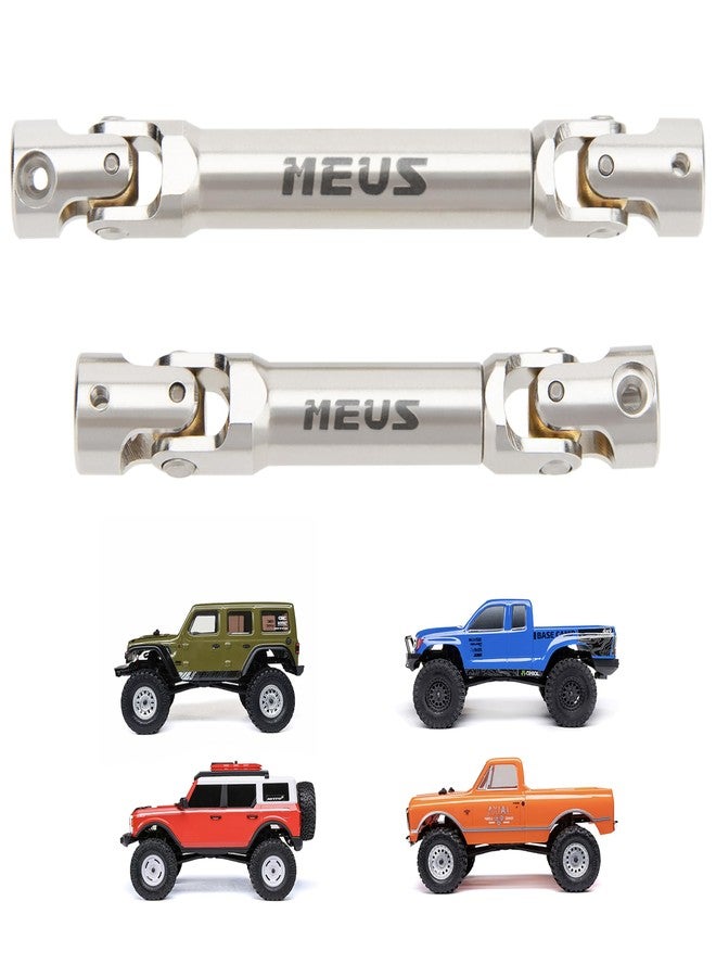 MEUS RACING عمود نقل الحركة المركزي من MEUS RACING لسيارة Axial 1/24 SCX24 C10 Bronco JLU، فضي - Image 1